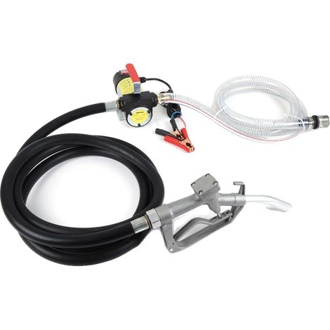 Pompe de Transfert Diesel 12V, Puissance de 200W, Débit de 45 L/min (1/2)