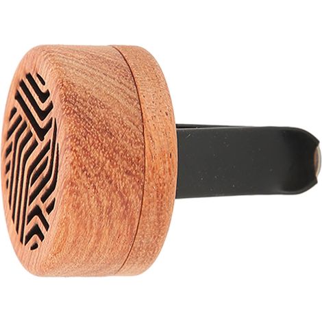 Diffuseur d'huiles essentielles voiture en bois de rose, parfum portable mini diffuseur auto avec pierre volcanique pour bouche d'aération. (1/5)