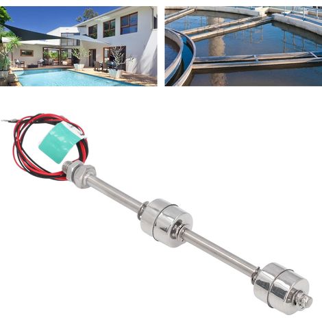 200-mm-Doppelkugel-Schwimmerschalter aus Edelstahl, Niederspannung 0–110 V, Wasserstandsregler, Hochspannungs-Schwimmer-Wasserstandssensor (1/5)