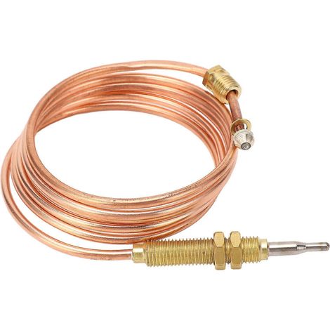 Thermocouple à gaz Buyweek HR0001, thermocouple de remplacement universel en cuivre pour cuisinière à gaz et four à gaz. (1/5)
