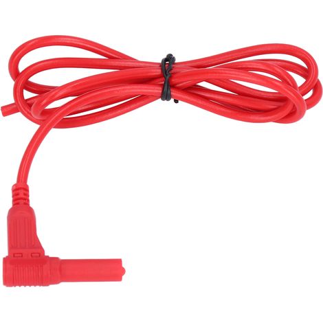 2er-Pack Multimeter-Messleitungen mit 4-mm-Bananenstecker, Messing, Rot, Messkabel für Spannungsprüfer (1/5)