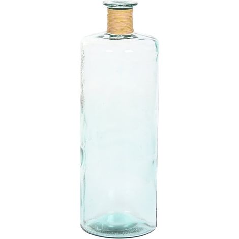 Jarron Cristal Reciclado Enea 25X25X75 32L, (1/4)