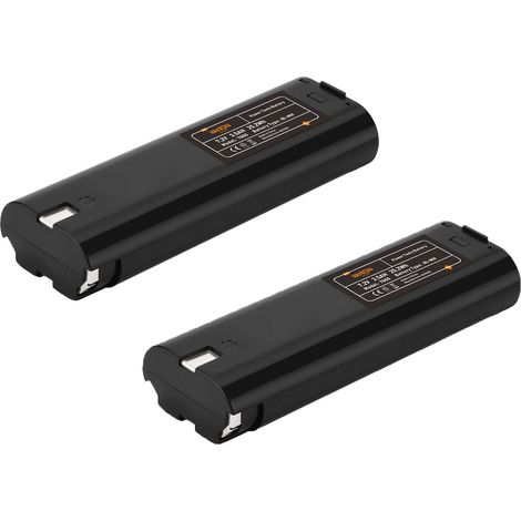 2Pcs 7.2 V 4800 mAh Ni-MH Ersatzbatterie für Makita 7000 7002 7033 191679-9 632002-4 632003-2 192532-2 192695-4 (1/5)