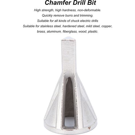 Outil d'ébavurage pour le travail du bois, outil de chanfreinage externe, foret, réparation de bavures, outils de finition et de chanfreinage (1/5)