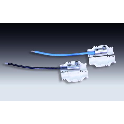 Ensemble de fouets de connexion EBCP bleu 25-95 mm – Embouts en aluminium pour câbles 25² à 95² – Raccordement rapide et sécurisé – Visiosat Maec