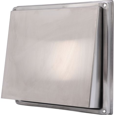 Couvercle de ventilation mural extérieur avec plats, carré de 100mm, en acier inoxydable SUS304, pour sèche-linge, pour salle de bains et cuisine (1/5)
