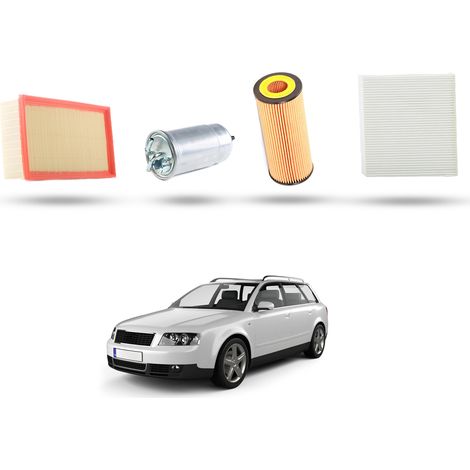 Kit Tagliando 4 filtri compatibile con Audi A4 (B6,B7) 1.9 tdi 96kw dal 2000 al 2004 (1/5)