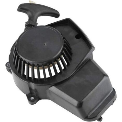 Tirez le démarreur 47-49cc 2 temps pour allumeur universel de quad de saleté de moto(Noir) lanceur pocket bike