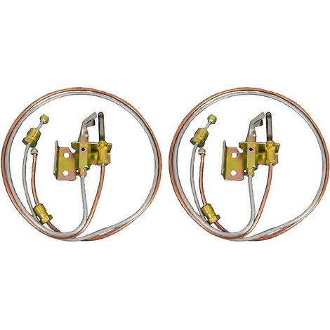 2 pièces naturel chauffe-eau gaz pièces ensemble pilote et thermocouple (1/5)