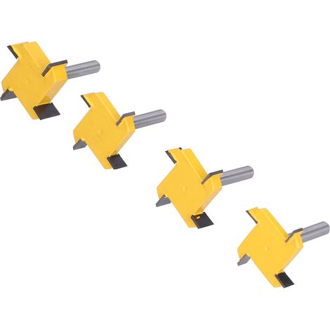 Fraise à surfacer 1/4" 4 dents pour bois, aluminium et usinage CNC