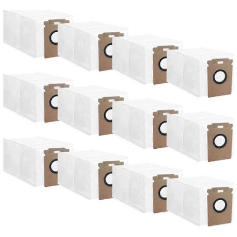 NALOOKAMIC Lot de 12 sacs à poussière compatibles avec l'aspirateur robot Roborock H60 HUB ULTRA. (1/4)
