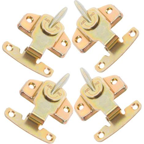 Piece Push to Close Cabinet Latch Brown Self Rebound (1/5)