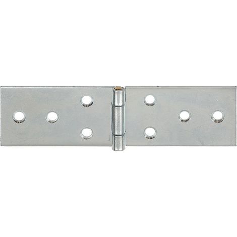Cinta corporal H. 44mm L.abierta 250mm S. 2mm STA galvanizado con eje de latón remachado VORMANN (Pack de 10)