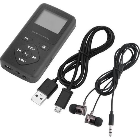 ZJCHAO radio numérique DAB Récepteur radio numérique portable DAB / DAB + lecteur MP3 Bluetooth avec écouteurs (1/4)