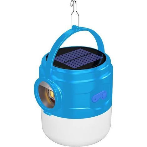 USB-wiederaufladbare Solar-LED-Campinglampe, Suchscheinwerfer für den Außenbereich (1/5)