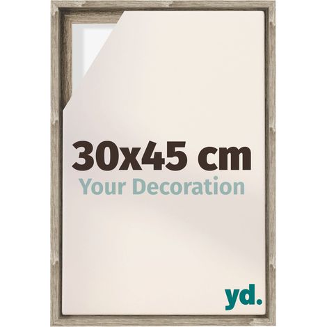 Your Decoration - Cadre flottant  - Chene Sonoma - Cadre en caisse américaine pour toile sur chassis - MDF - Lyon (1/5)
