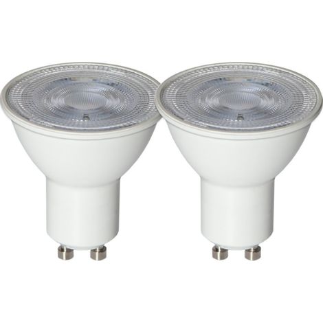 Lampe à réflecteur LED, 2 unités, culot GU10, 2W, 3000K, 170lm, pour usage résidentiel, commercial ou remplacement des sources lumineuses conventionnelles.-AquaForge