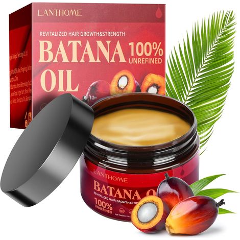 Huile de Batana Bio pour Cheveux, 120ML - Améliore L'éclat, Prévient la Perte et Répare les Cheveux Abîmés, Élimine les Fourches (1/5)
