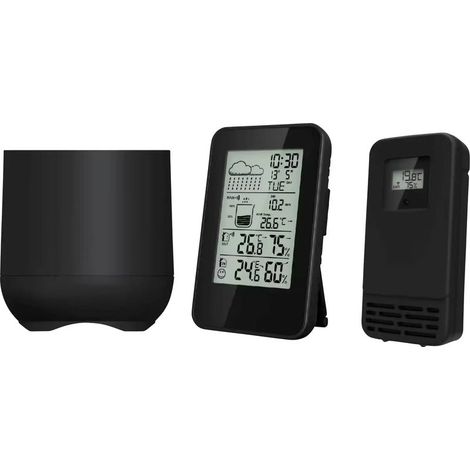 [GEBRAUCHT] B-Ware Denver Funk-Wetterstation WSR-560 Wettervorhersage max. 3 Sensoren schwarz (1/2)