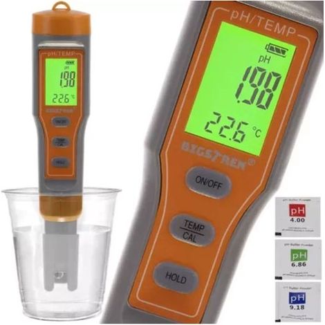 Testeur Eau - pH TDS EC Température - Compensation Automatique Température - Pour Aquarium Piscine Robinet - 1 Pièce (1/2)