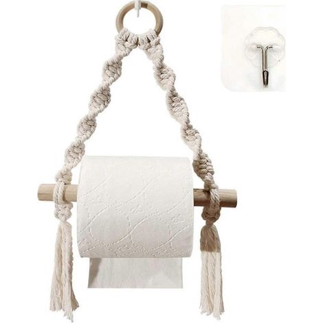 Panier porte-papier toilette en tissu avec couvercle, résistant à la poussière et à l'eau, organisateur de rangement pour salle de bain et cuisine (1/5)