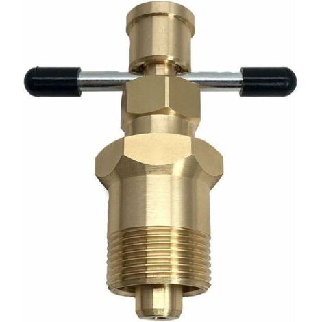 Extracteur d'olive de 15 mm et 22 mm, outil de retrait de raccords de tuyaux en cuivre et laiton massif (1/4)
