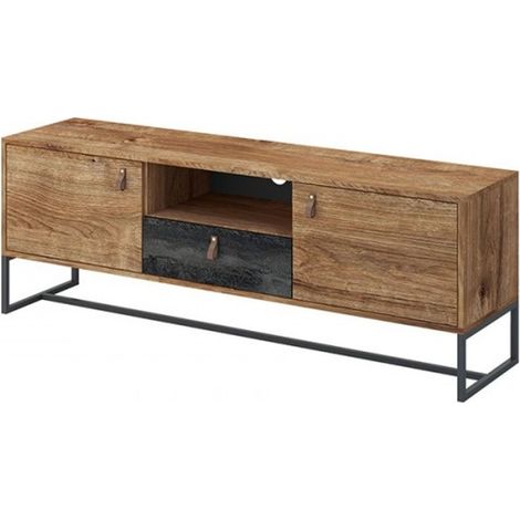 Meuble TV Dark De 153 Cm Style Industriel
