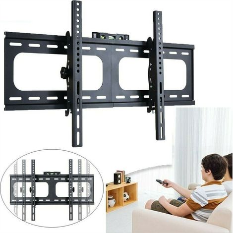 Staffa sottile da parete per TV da 26" – 75", supporto da parete ultra sottile, per TV LED, LCD, OLED al plasma, schermo grasso, 44,9 kg, capacità di peso VESA fino a 700 x 400 (1/5)