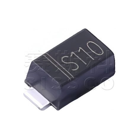Changdian/Changjing DSS110 SMD Schottky Diode 100 V 1 A, SOD-123FL package, electronic component (5 pieces).