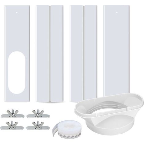 Joint de fenêtre de climatisation pour volets roulants - Adaptateur de tuyau d'évacuation - Joint de fenêtre - Kit de rechange (1/5)