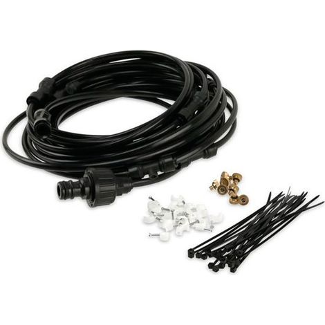 PROGARDEN sistema riego 9 mm 10 metros &43 accesorios , Kit sistema de riego 9 mm 10 metros &43 accesoriosJuego de riego para jardínIncluye: una manguera de 10 metros, 8 boquil