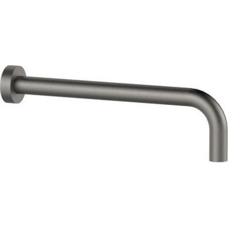 BRACCIO DOCCIA TONDO Nichel Spazzolato Opaco cm 40