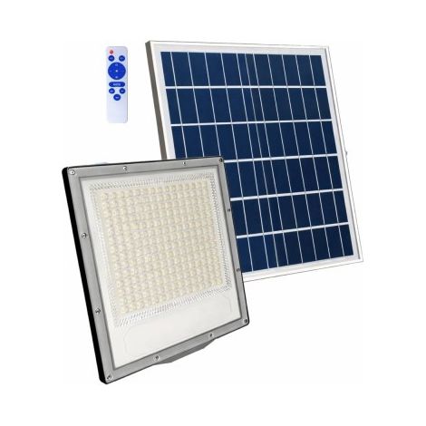 Proiettore Led Solare 300W Con Telecomando 3000 Lm 6500K ( Ecova Cod. 25098 ) (1/2)