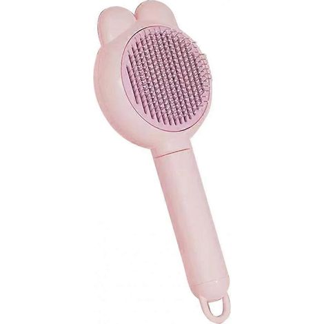 【BQ】Brosse autonettoyante pour chat et chien, idéale pour l'entretien du pelage et la perte de poils. Outil mignon pour enlever les poils d'animaux avec bouton, spécialement conçu pour les chats. (1/5)