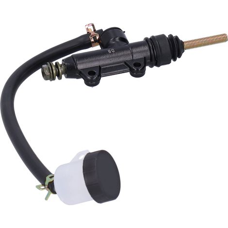 Motorrad-Daumenkupplungsbremsen-Kit 7/8 Zoll, Hinterrad-Hauptpumpenhebel, Zylinder aus Aluminiumlegierung für Lenker (1/5)
