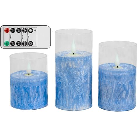 Lot de 500 g de bougies électriques vacillantes, lumières chaudes sans flamme, éclairage synthétique robuste, bougies de style élégant avec ambiance douce, décoration d'intérieur pour chambre à (1/5)