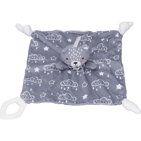 Couverture de sécurité pour animaux, adorable couverture de sécurité pour bébé, portable, légère et douce, pour l'intérieur et l'extérieur, motif ours (1/5)