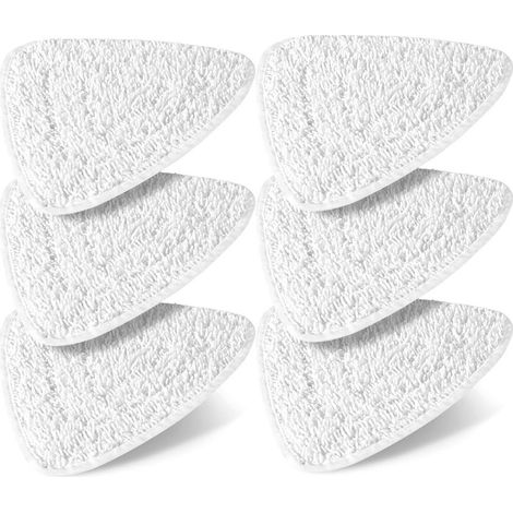Confezione di ricambi da 6 pezzi per scopa a vapore, con copertura in microfibra compatibile con i pulitori a vapore Vileda Steam e Vileda Steam Plus. (1/5)