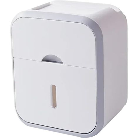Organisateur de papier toilette mural, étanche, grande capacité, (1/5)