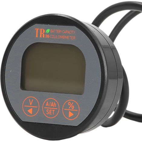Voltmètre Ampèremètre Testeur de Batterie Moniteur de Capacité Étanche 8-120V 0-75A Contrôleur de Sécurité (1/5)