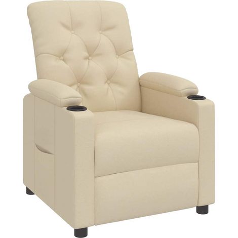Maison Exclusive - Relaxsessel Creme Stoff