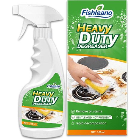 Spray dégraissant pour cuisine FISHLEANO - Produits de nettoyage ménagers pour la cuisine, nettoyant pour hotte aspirante (1/5)