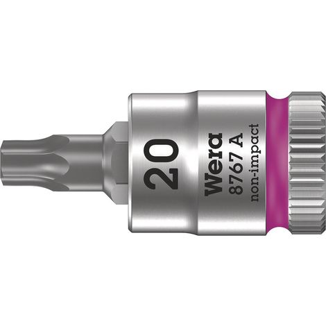 Wera 8767 A TORX® Zyklop Bitnuss mit 1/4"-Antrieb, TX 20 x 28 mm