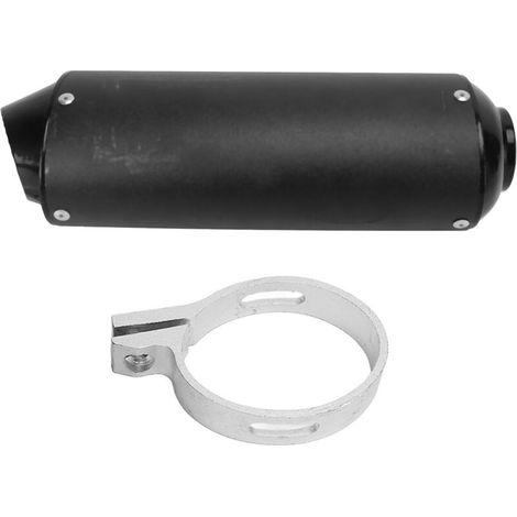 Tuyau de Silencieux D'échappement Noir 28 Mm avec Collier de Serrage adapté pour 110 125 140 150 160 PIT PRO Bike Trail Bike. (1/5)