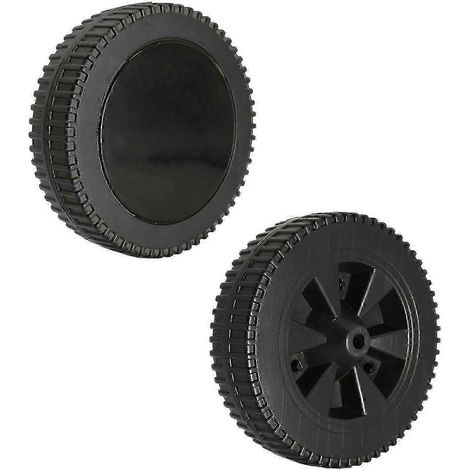 roues de barbecue universelles, résistantes au sable et durables, de rechange, 7 pouces, pour diable de cuisine, camping, terrasse et barbecue (WR) (1/5)