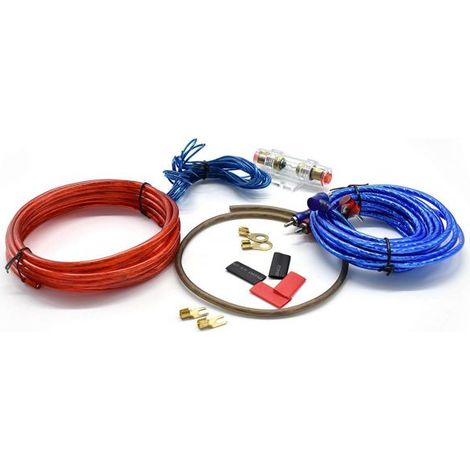 KIT COMPLETO CAVI AUDIO RCA X ISTALLAZIONE AMPLIFICATORE ALIMENTAZIONE IN AUTO 1500W (1/5)