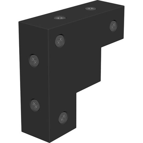 Deko Element L-Form für Schiebetürbeschlag SLID'UP 240 Scheunentor im Landhausstil, rustikaler Look