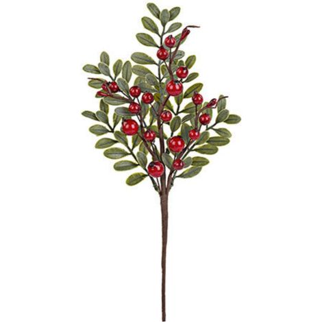 Rametto di vischio per decorazione natalizia alto 29 cm (1/4)