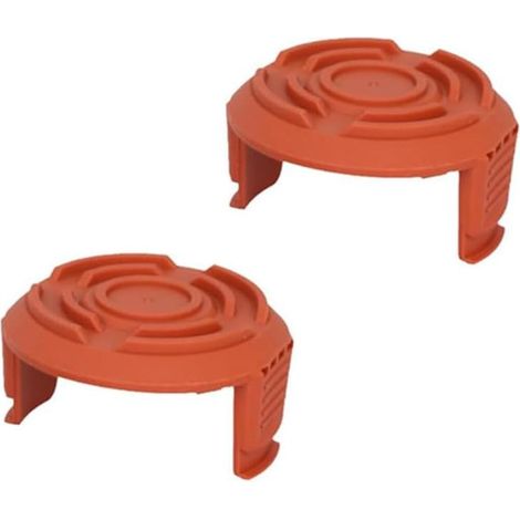 compatible avec WORX WA6531 Spool Cover Caps,2 PCS Tondeuse Capuchon de Bobine Ressorts,Couvercles de Bobine pour Débroussailleuse,Capuchon de Tondeuse à Gazon Bobine de Remplacement, (1/5)