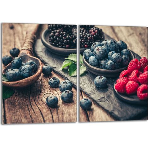Glasschutzplatte für den Herd 2x40x52 Fruit (1/5)